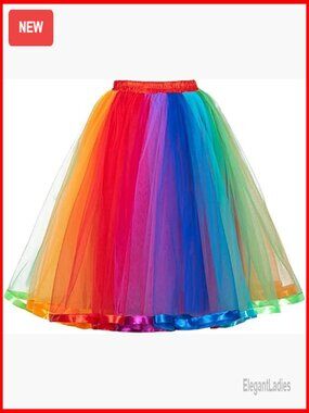 Plus Size Maxi Tutu Skirt with Satin Lining, A-Line Flared Design